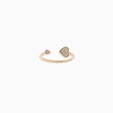 Matchy Heart Golden Ring